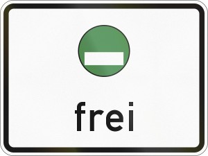 Umweltplakette Schild