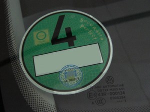 grüne Feinstaubplakette grüne Feinstaubplakette für Umweltzone