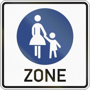 Bußgeldkatalog Fußgängerzone Schild