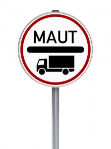 Kennzeichen LKW Maut Schild